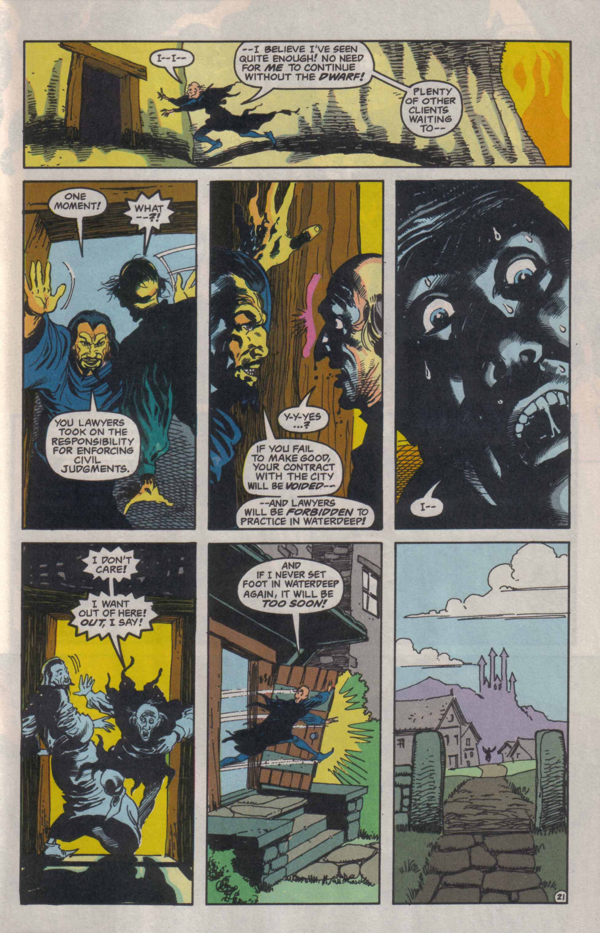 Read online Advanced Dungeons & Dragons comic -  Issue #23 - 22