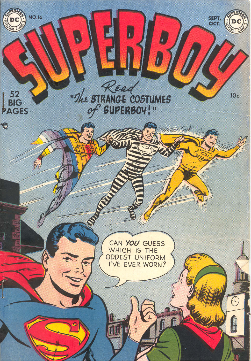 Read online Superboy (1949) comic -  Issue #16 - 1