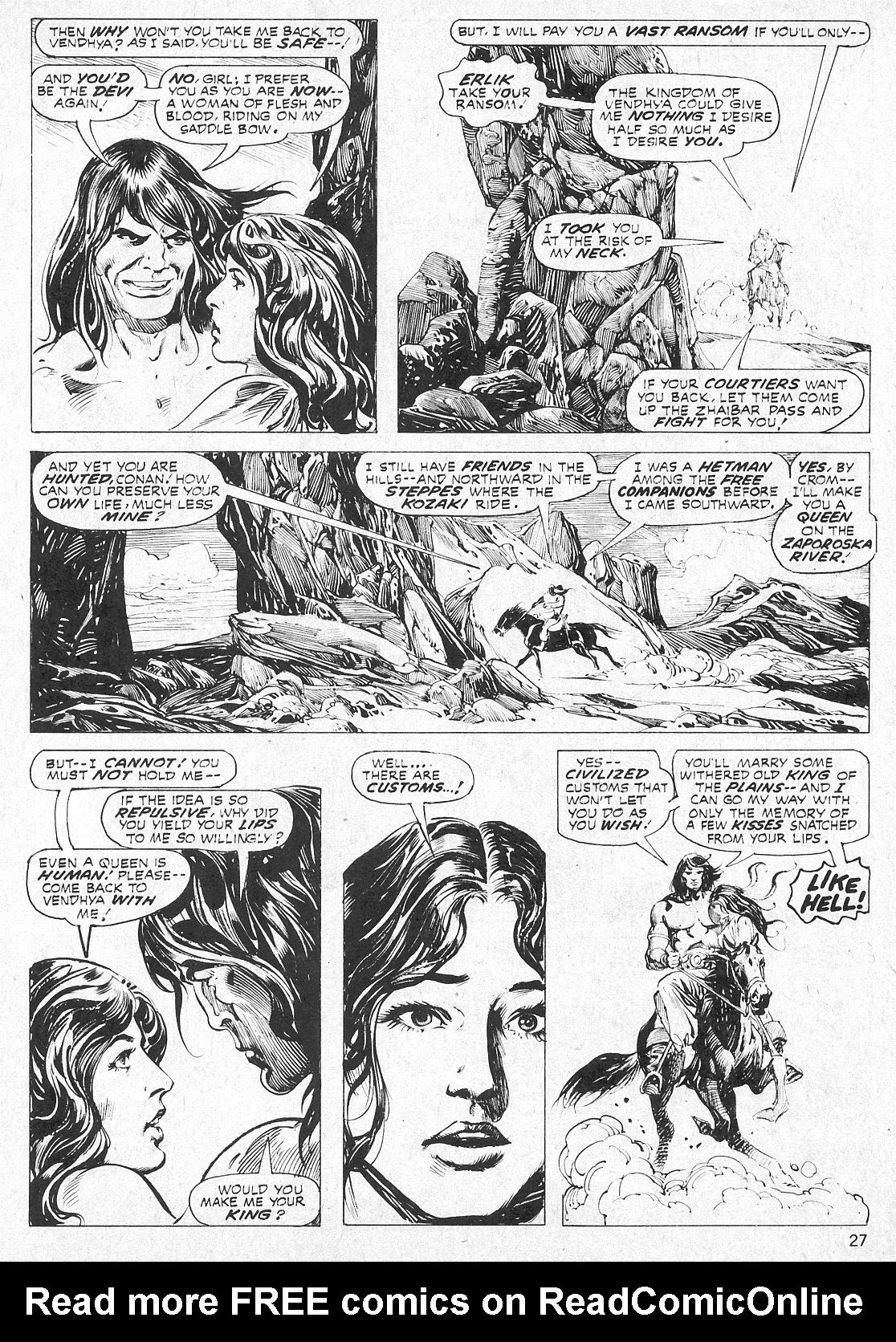 Read online The Savage Sword Of Conan comic -  Issue #19 - 27