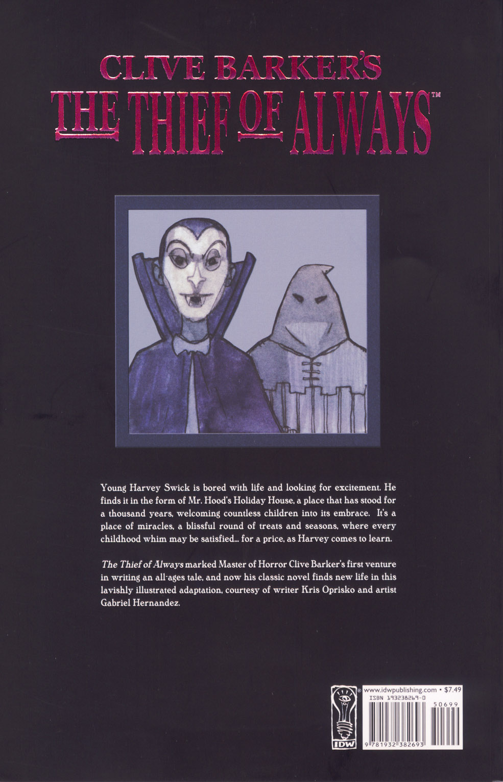 Read online Clive Barker's The Thief Of Always comic -  Issue #1 - 50