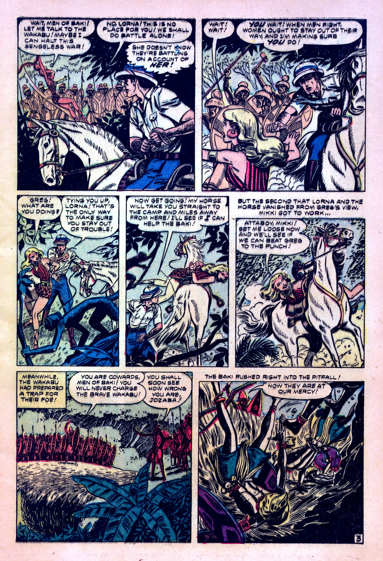 Read online Lorna, The Jungle Girl comic -  Issue #10 - 5