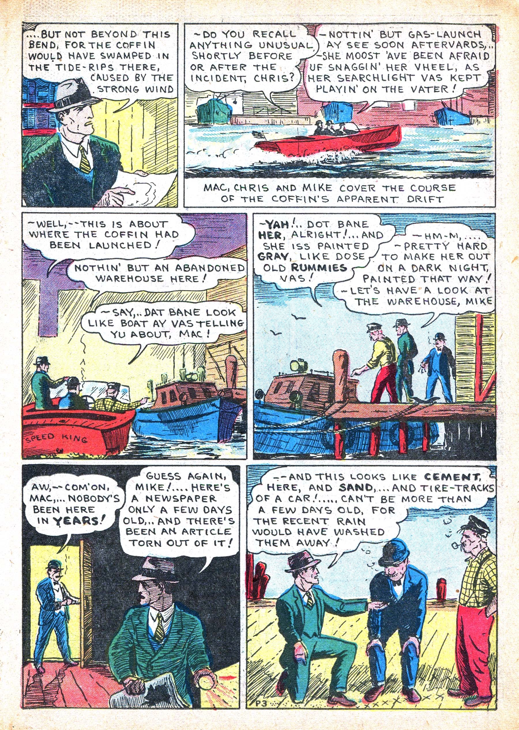 Read online Masked Marvel comic -  Issue #1 - 35