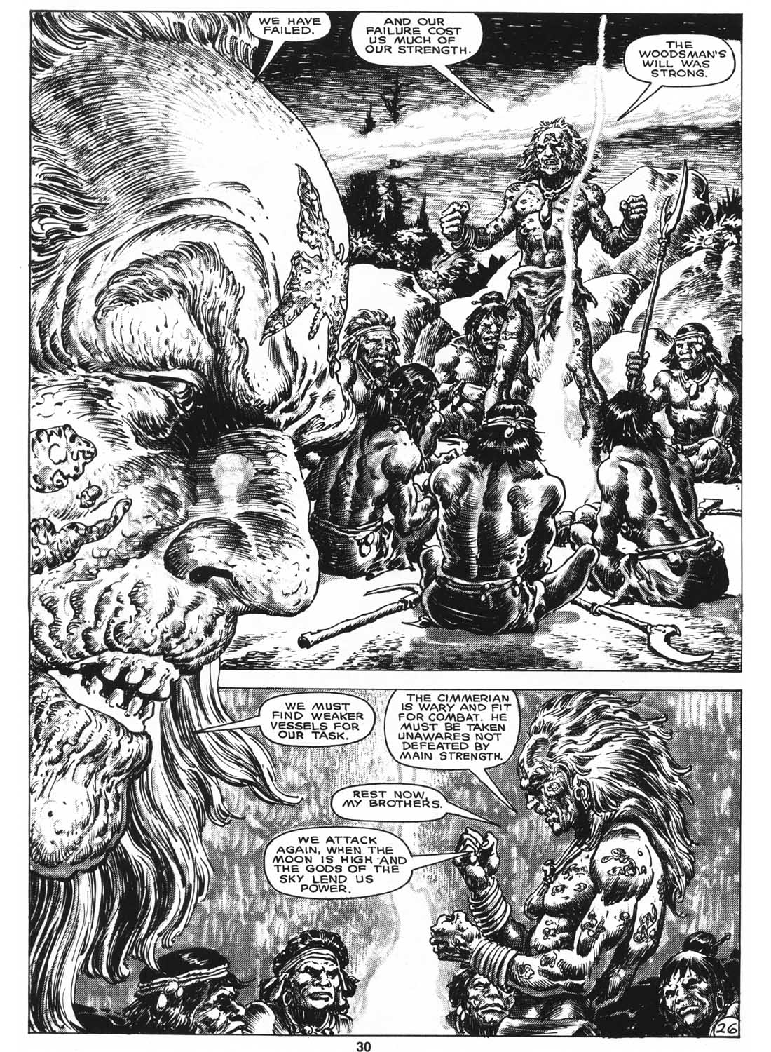 Read online The Savage Sword Of Conan comic -  Issue #158 - 32