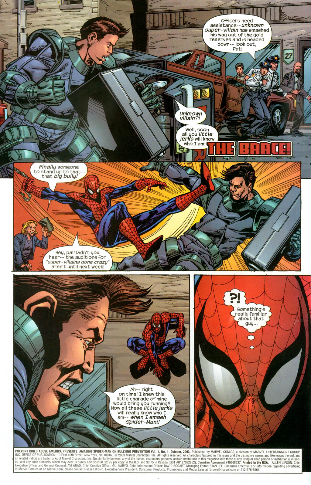 Read online Prevent Child Abuse America Presents: Amazing Spider-Man on Bullying Prevention comic -  Issue # Full - 4