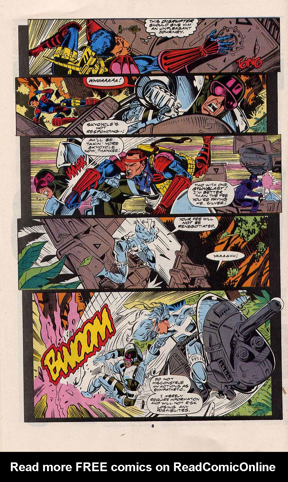 Read online Silver Sable and the Wild Pack comic -  Issue #8 - 7