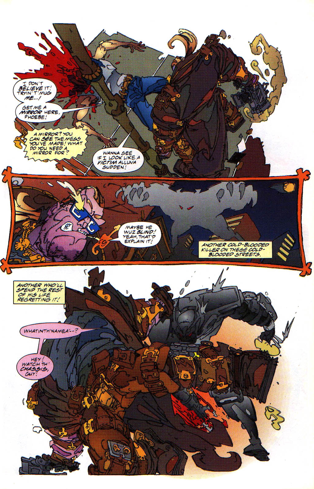 Read online Images of ShadowHawk comic -  Issue #1 - 10