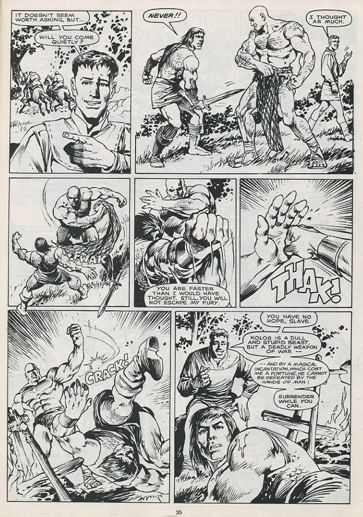 The Savage Sword Of Conan issue 215 - Page 37