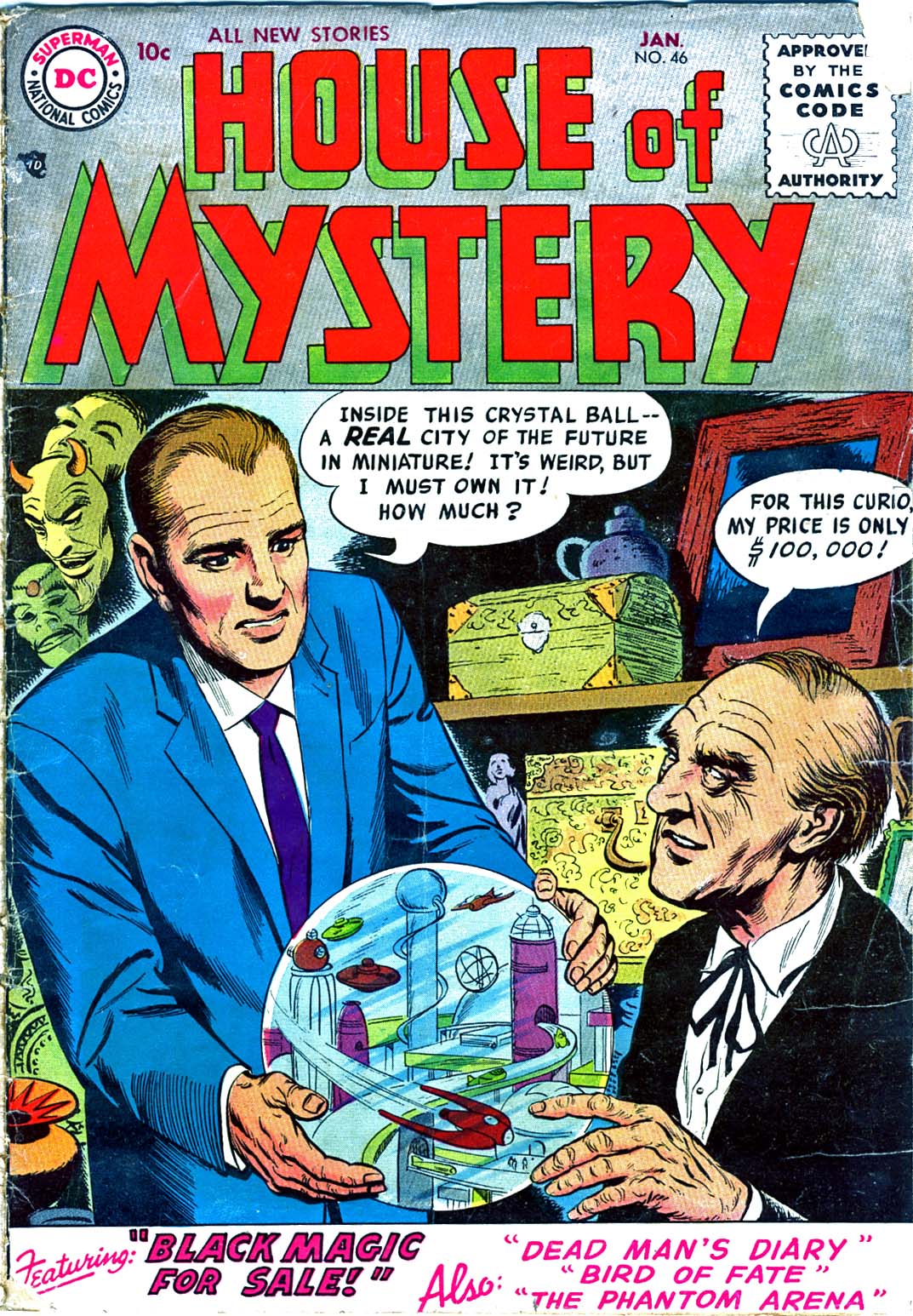 Read online House of Mystery (1951) comic -  Issue #46 - 1