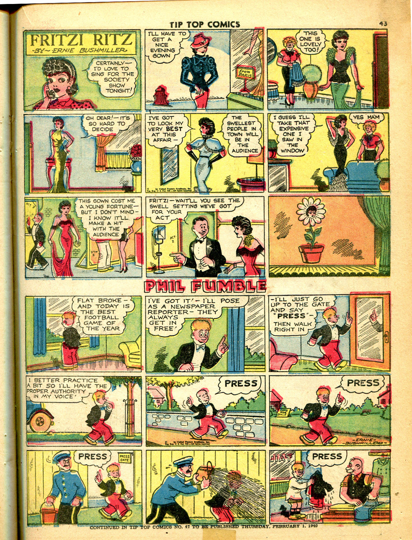 Read online Tip Top Comics comic -  Issue #46 - 45