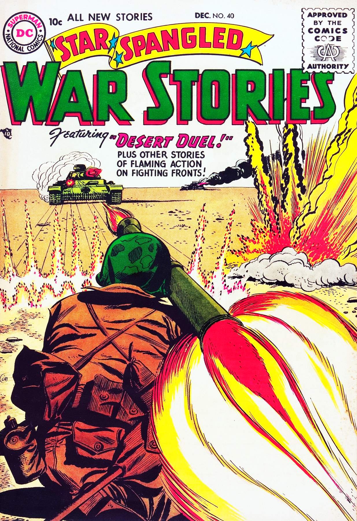 Read online Star Spangled War Stories (1952) comic -  Issue #40 - 1