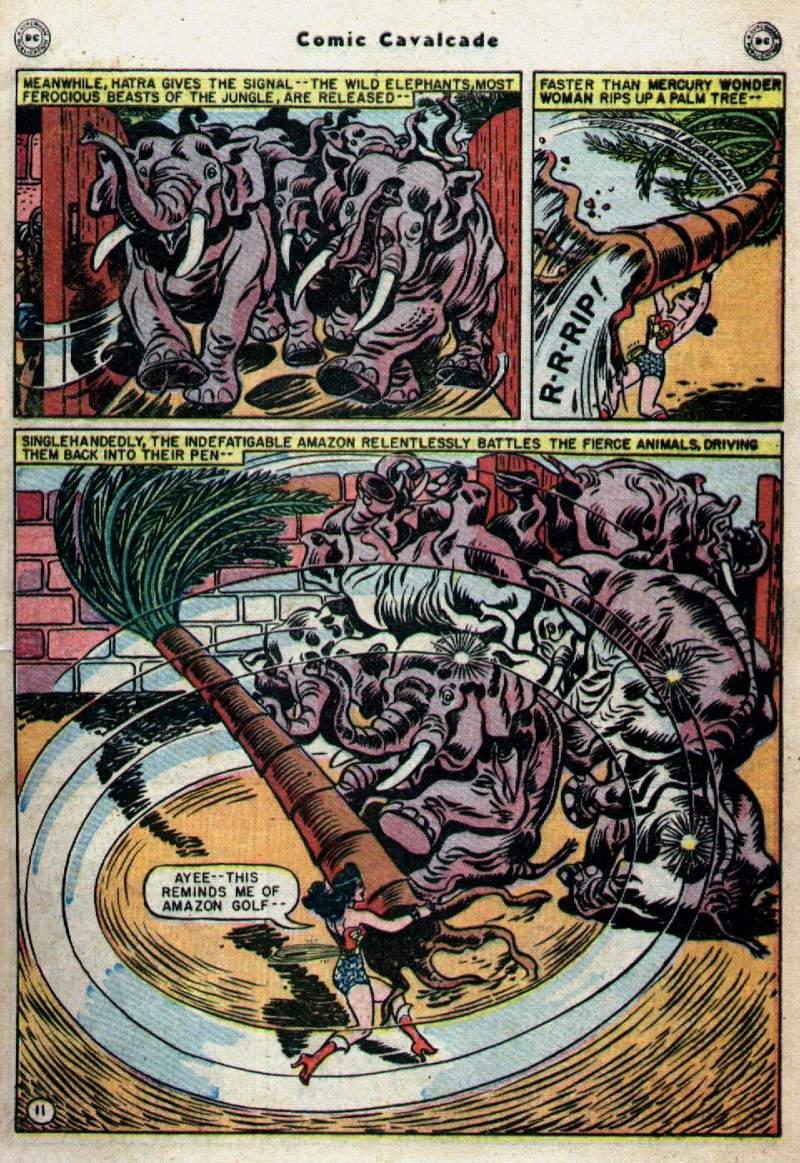 Read online Comic Cavalcade comic -  Issue #28 - 13