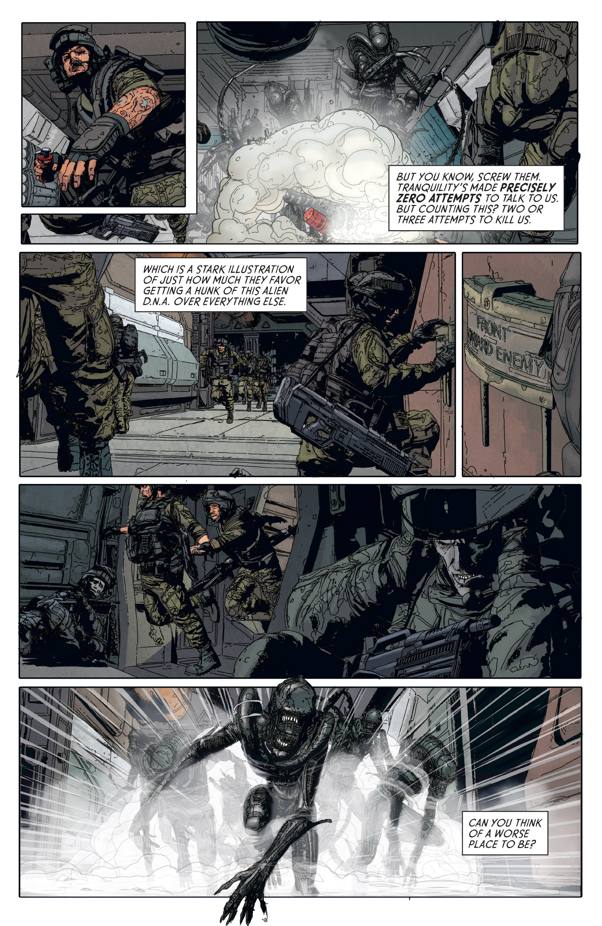 Read online Aliens: Defiance comic -  Issue #6 - 5