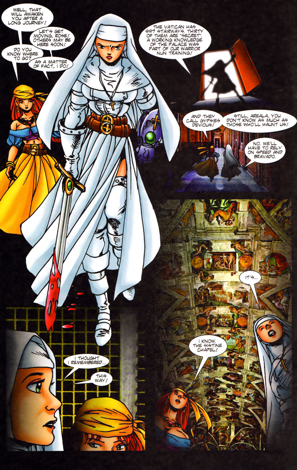 Read online Warrior Nun Areala: Scorpio Rose comic -  Issue #4 - 10