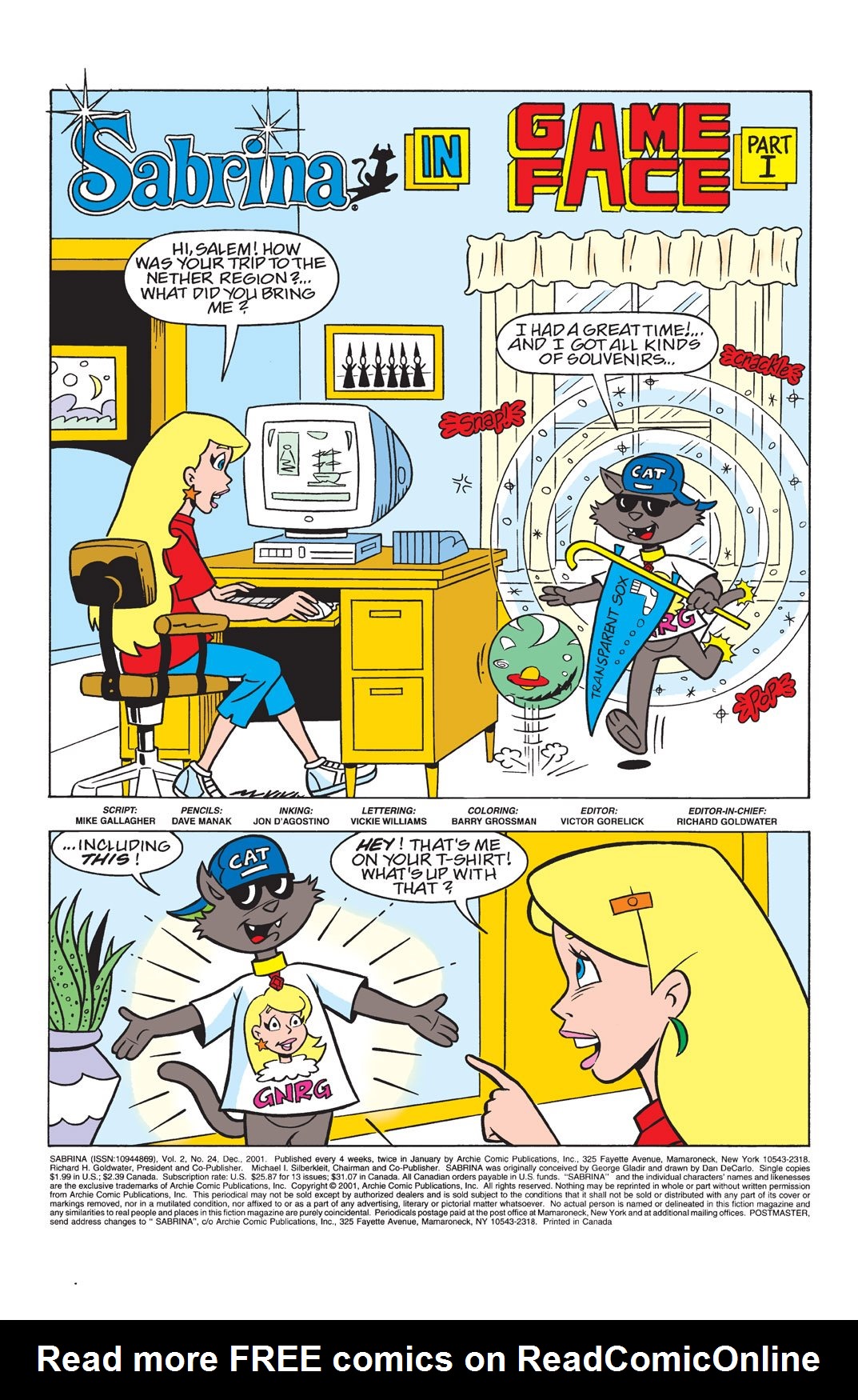 Read online Sabrina the Teenage Witch (2000) comic -  Issue #24 - 2