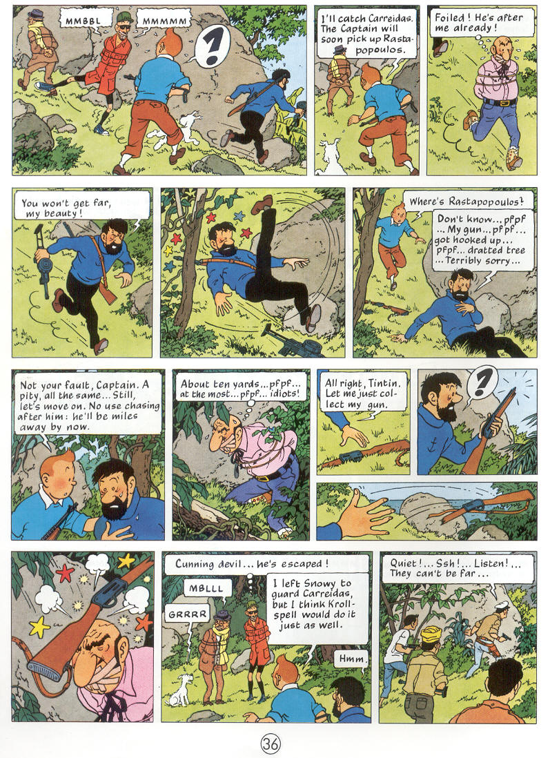Read online The Adventures of Tintin comic -  Issue #22 - 37
