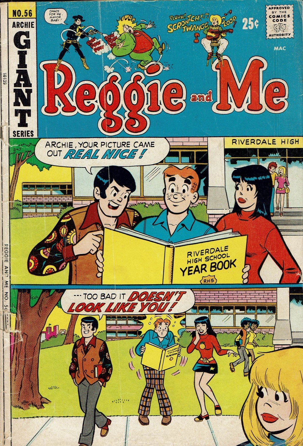 Read online Reggie and Me (1966) comic -  Issue #56 - 1