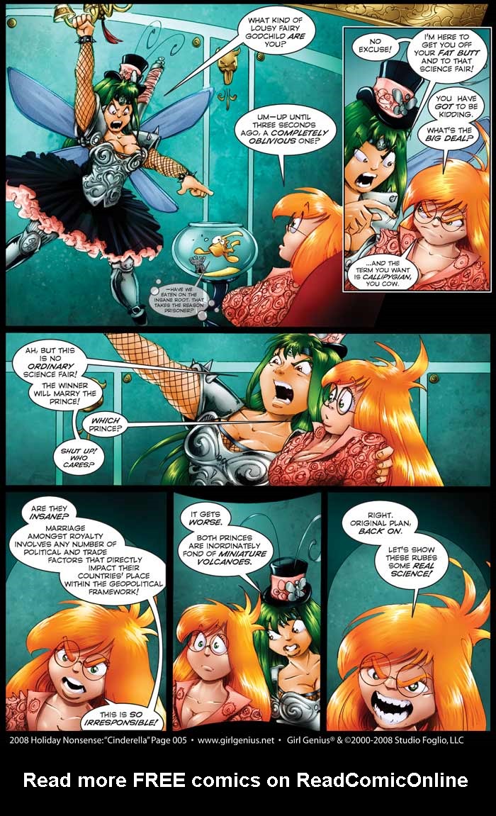 Read online Girl Genius (2002) comic -  Issue #8 - 131