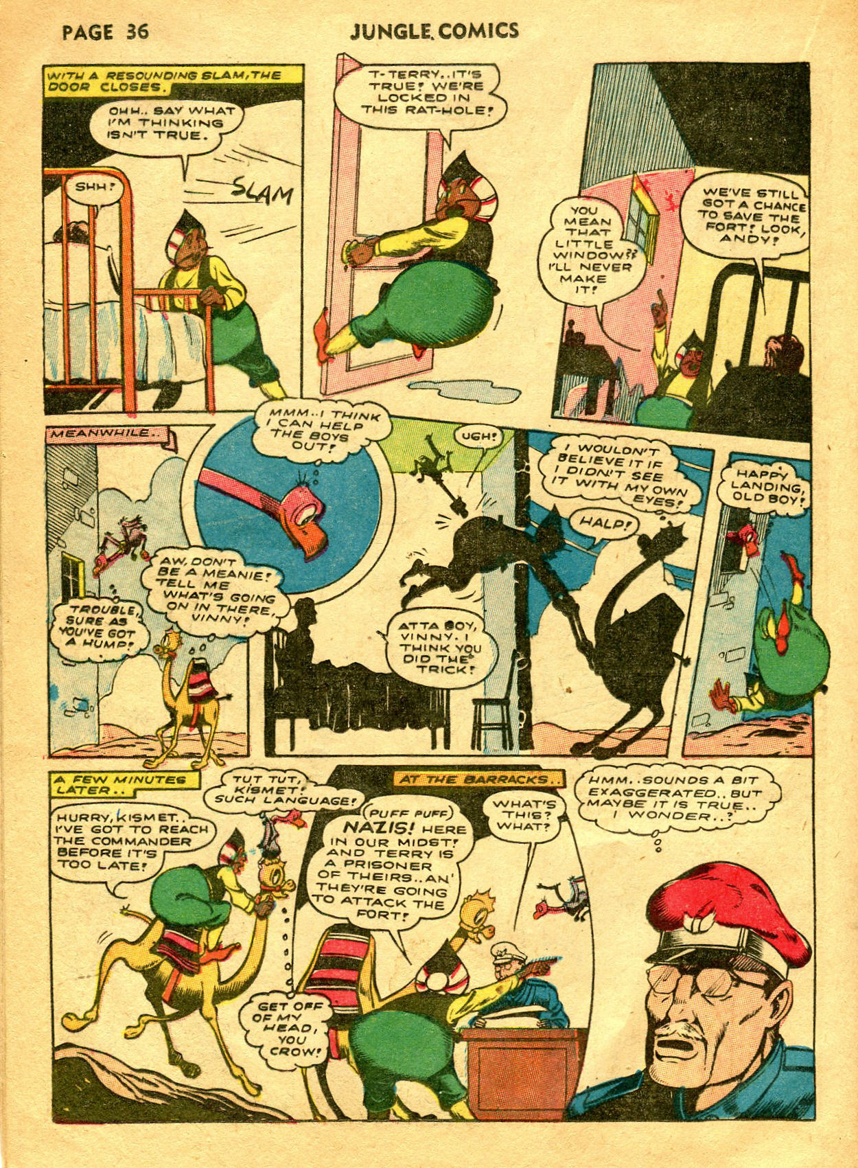 Read online Jungle Comics comic -  Issue #33 - 38