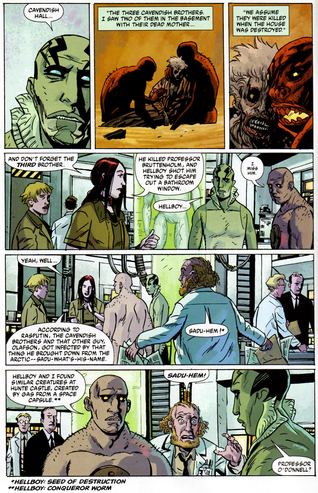 Read online B.P.R.D., Plague of Frogs comic -  Issue #2 - 3