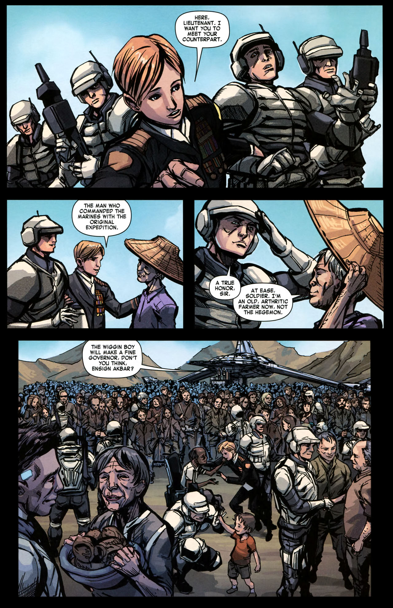 Read online Ender in Exile comic -  Issue #3 - 24
