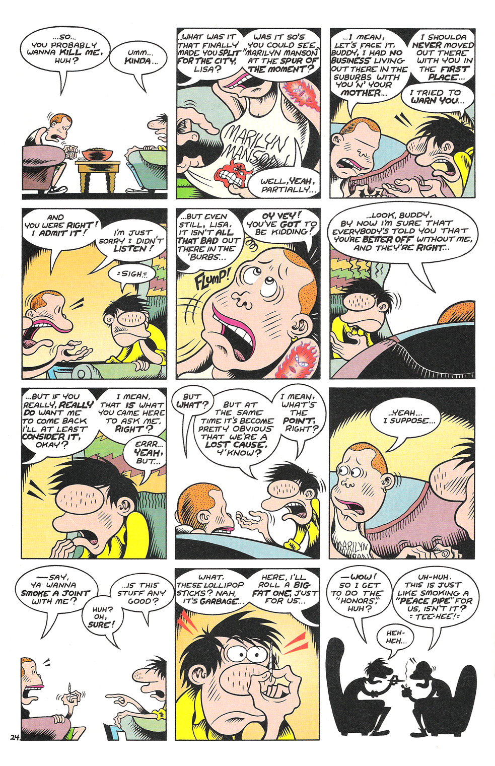 Read online Hate comic -  Issue #25 - 26