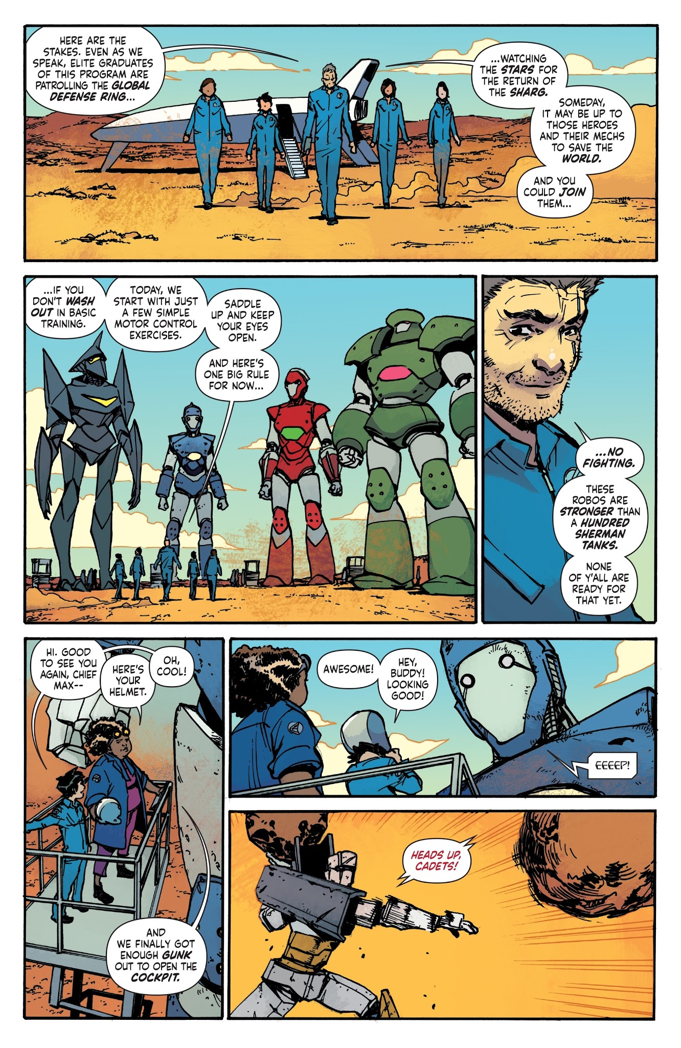 Read online Mech Cadet Yu comic -  Issue #2 - 15