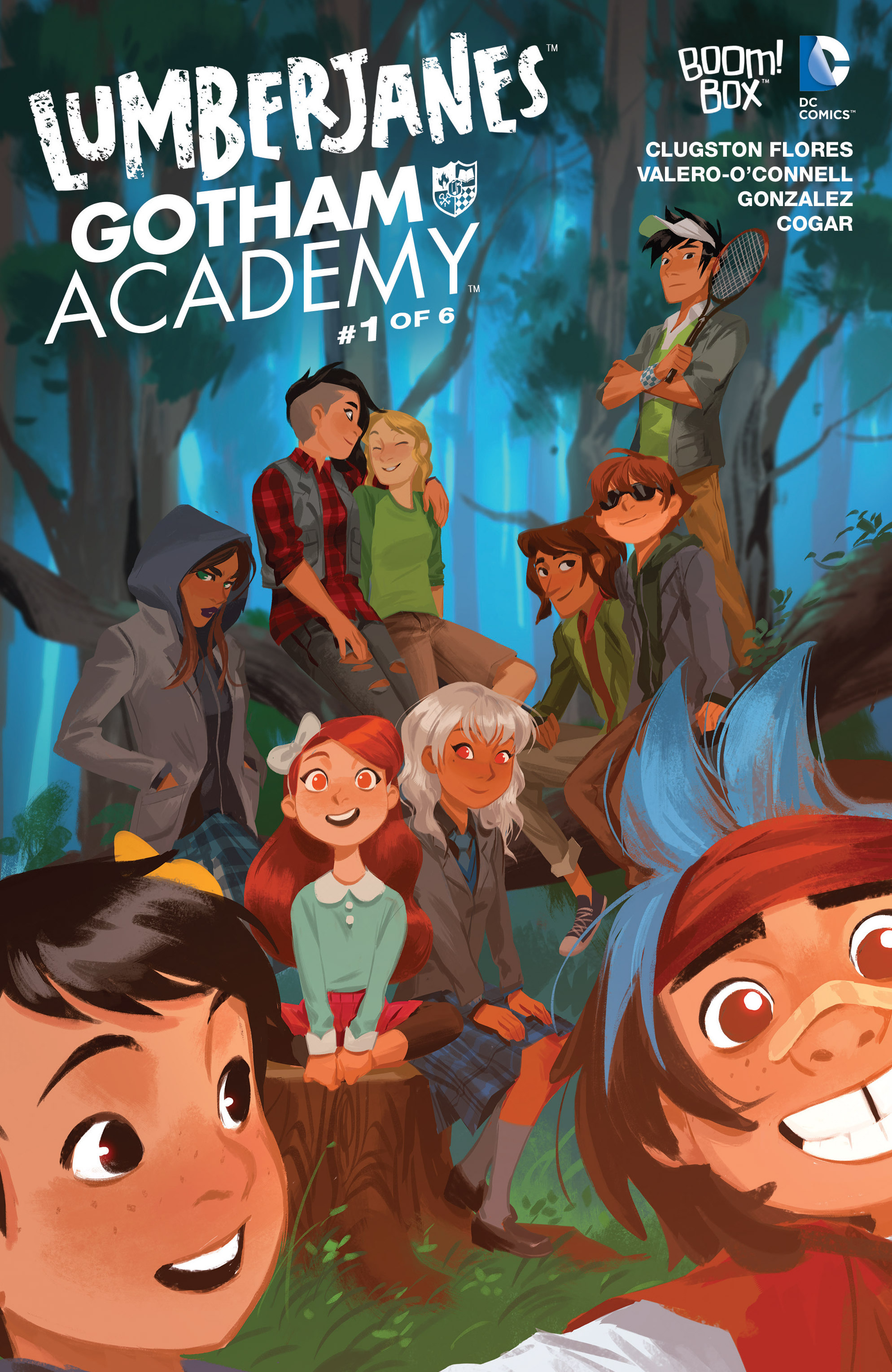 Read online Lumberjanes/Gotham Academy comic -  Issue #1 - 1