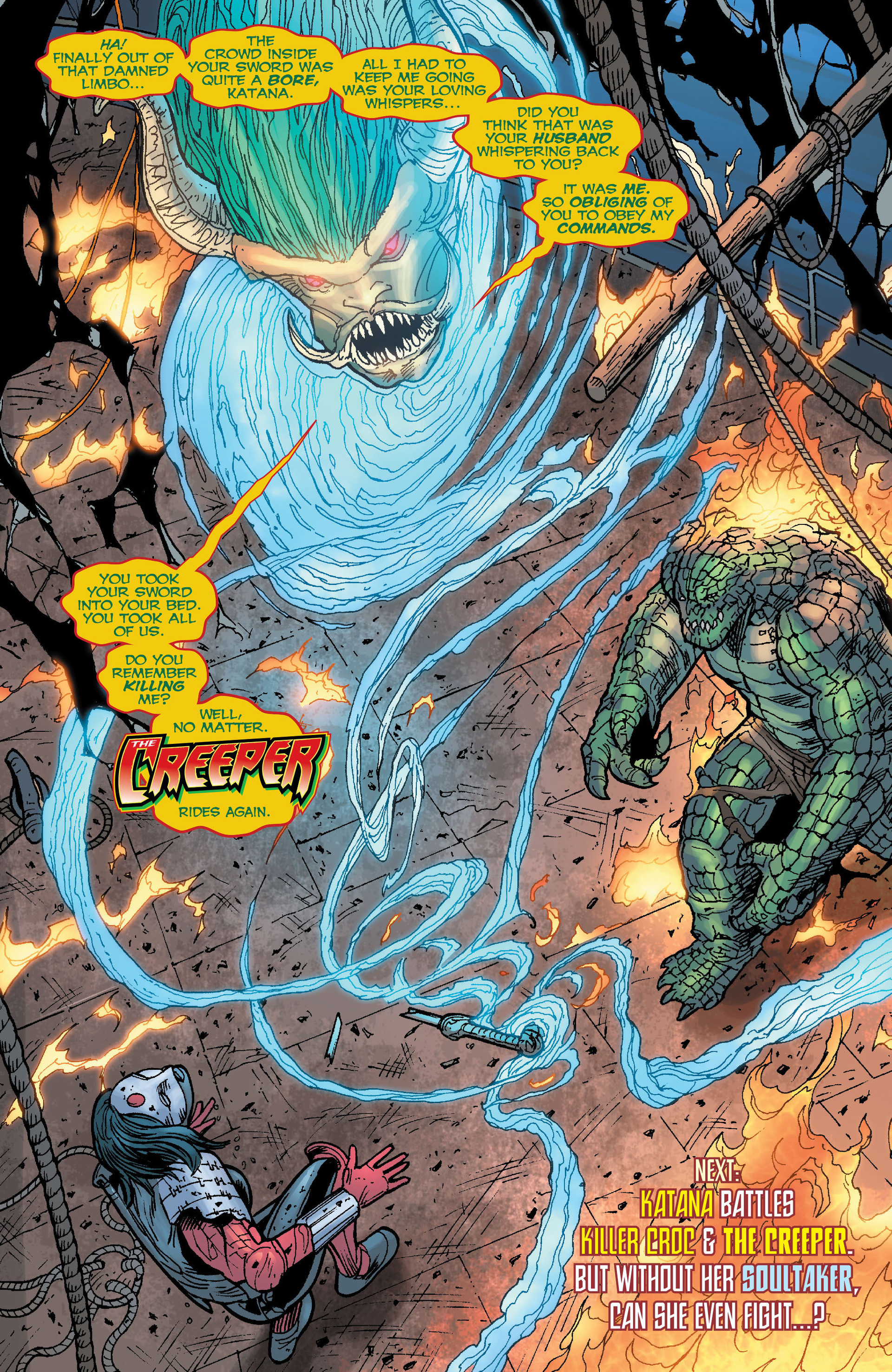 Read online Katana comic -  Issue #3 - 21