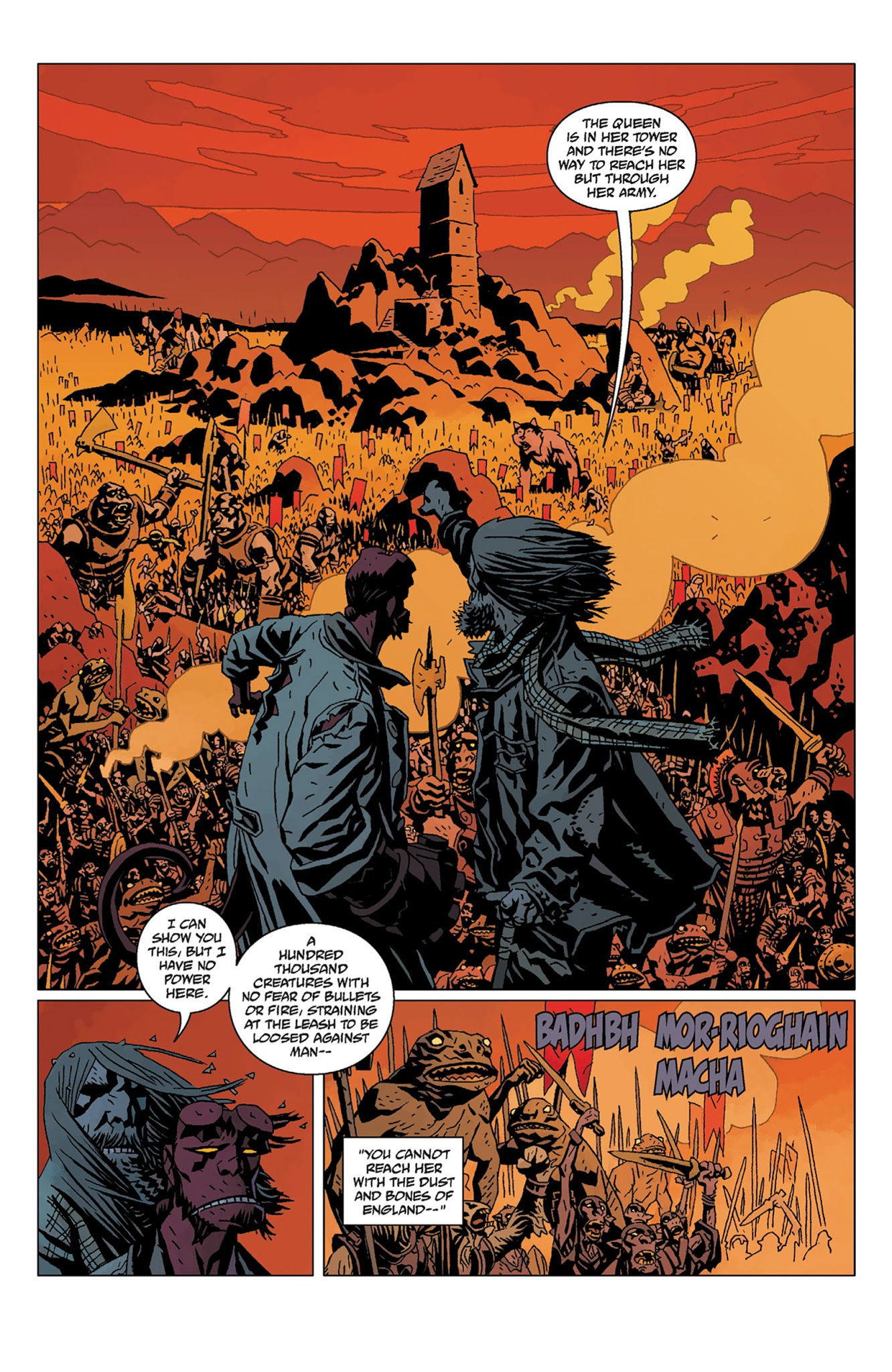 Read online Hellboy: The Storm And The Fury comic -  Issue # TPB - 73