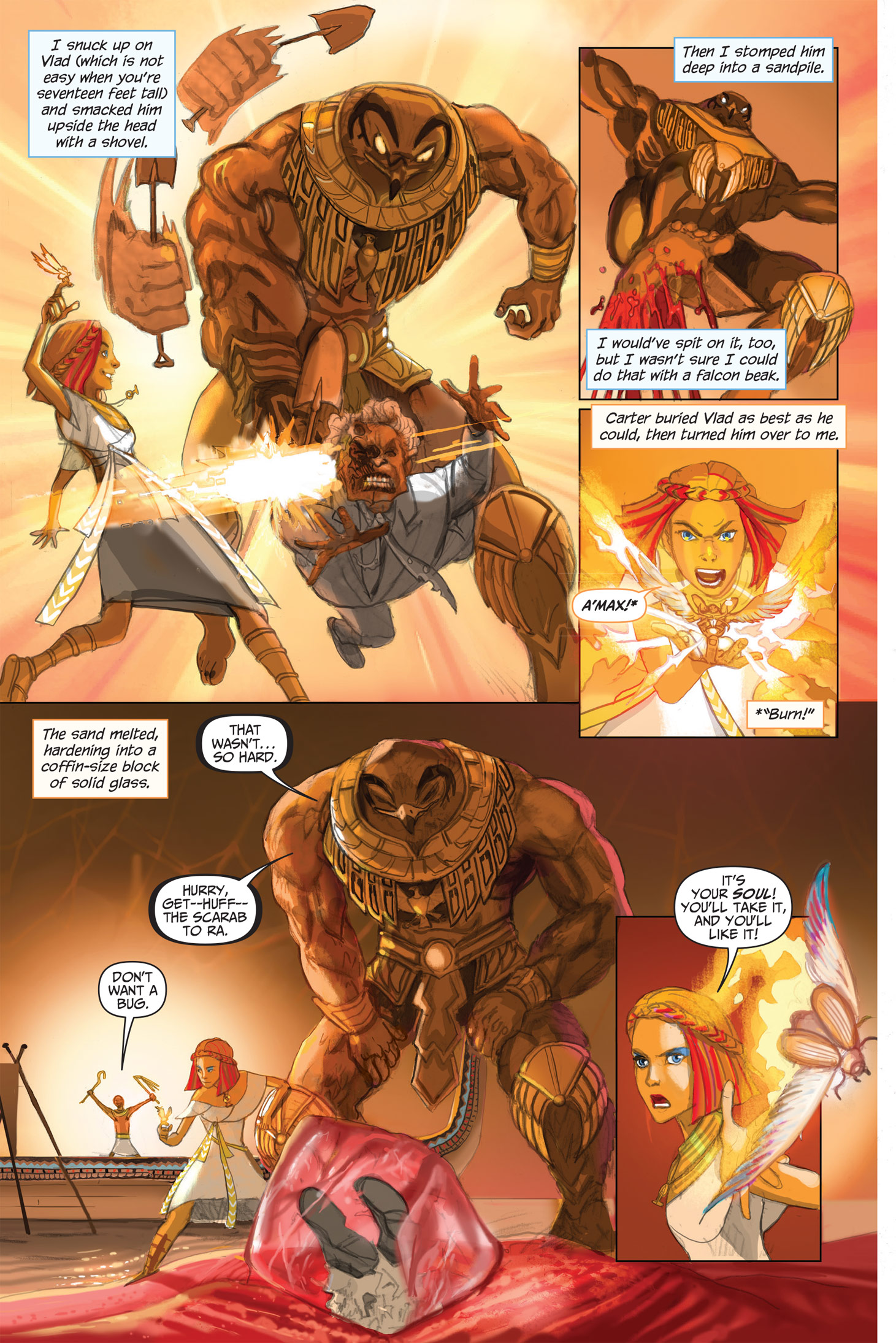 Read online The Kane Chronicles comic -  Issue # TPB 2 - 128