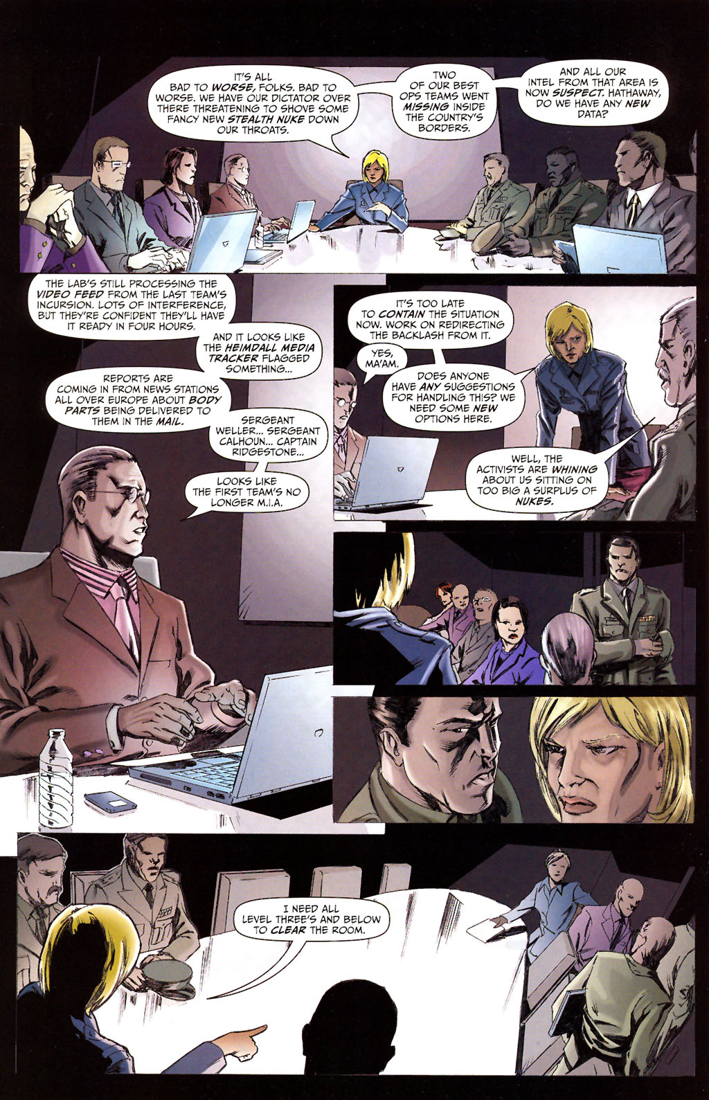 Read online Task Force One comic -  Issue #1 - 8