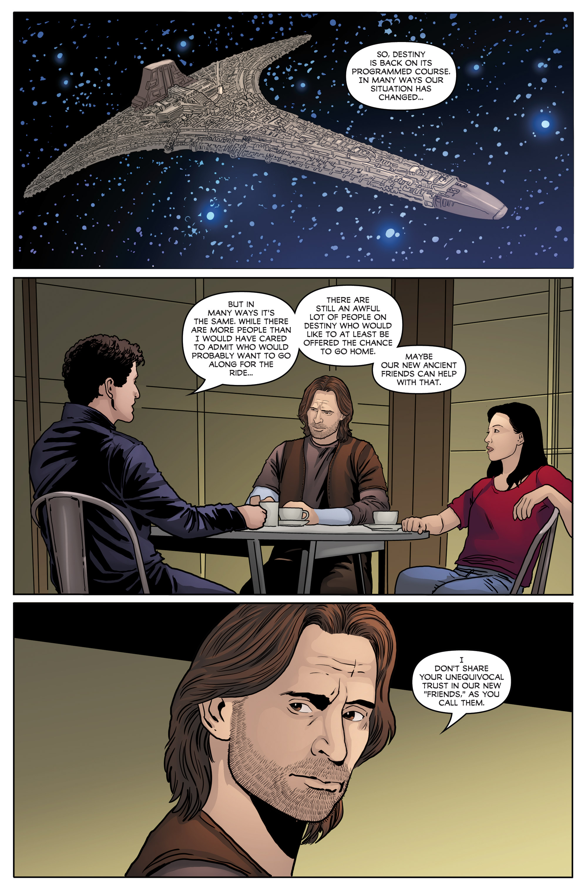 Read online Stargate Universe comic -  Issue #6 - 11