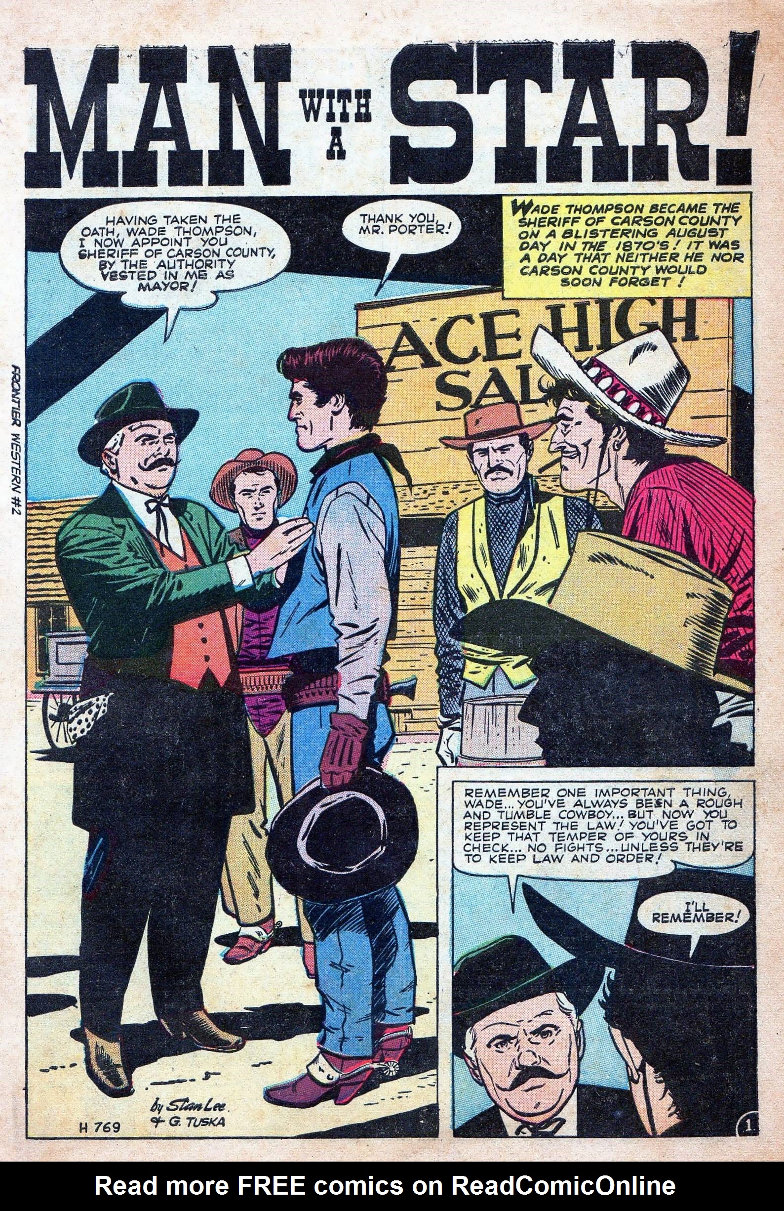 Read online Frontier Western comic -  Issue #2 - 3