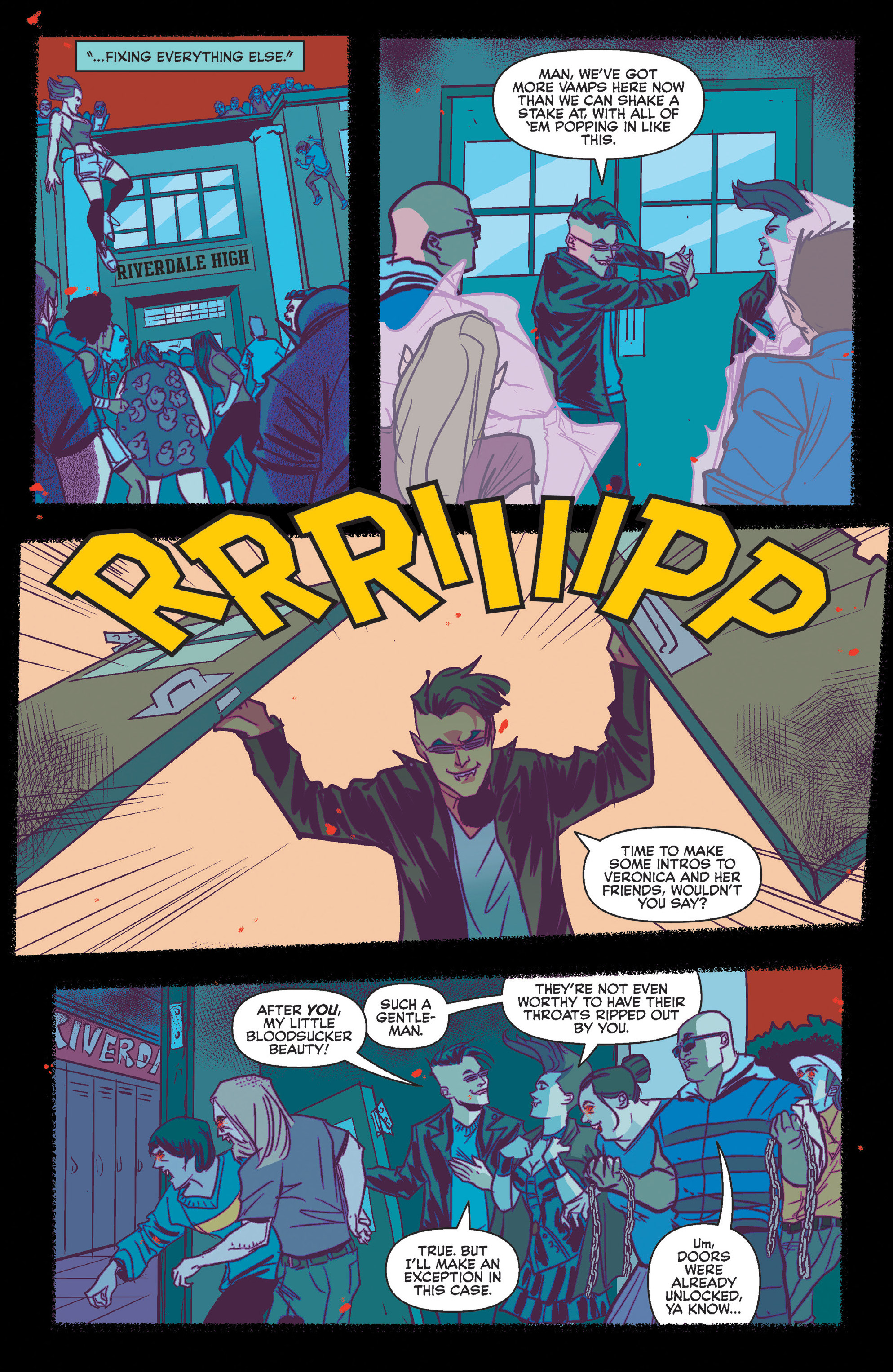 Read online Jughead the Hunger vs. Vampironica comic -  Issue #5 - 6