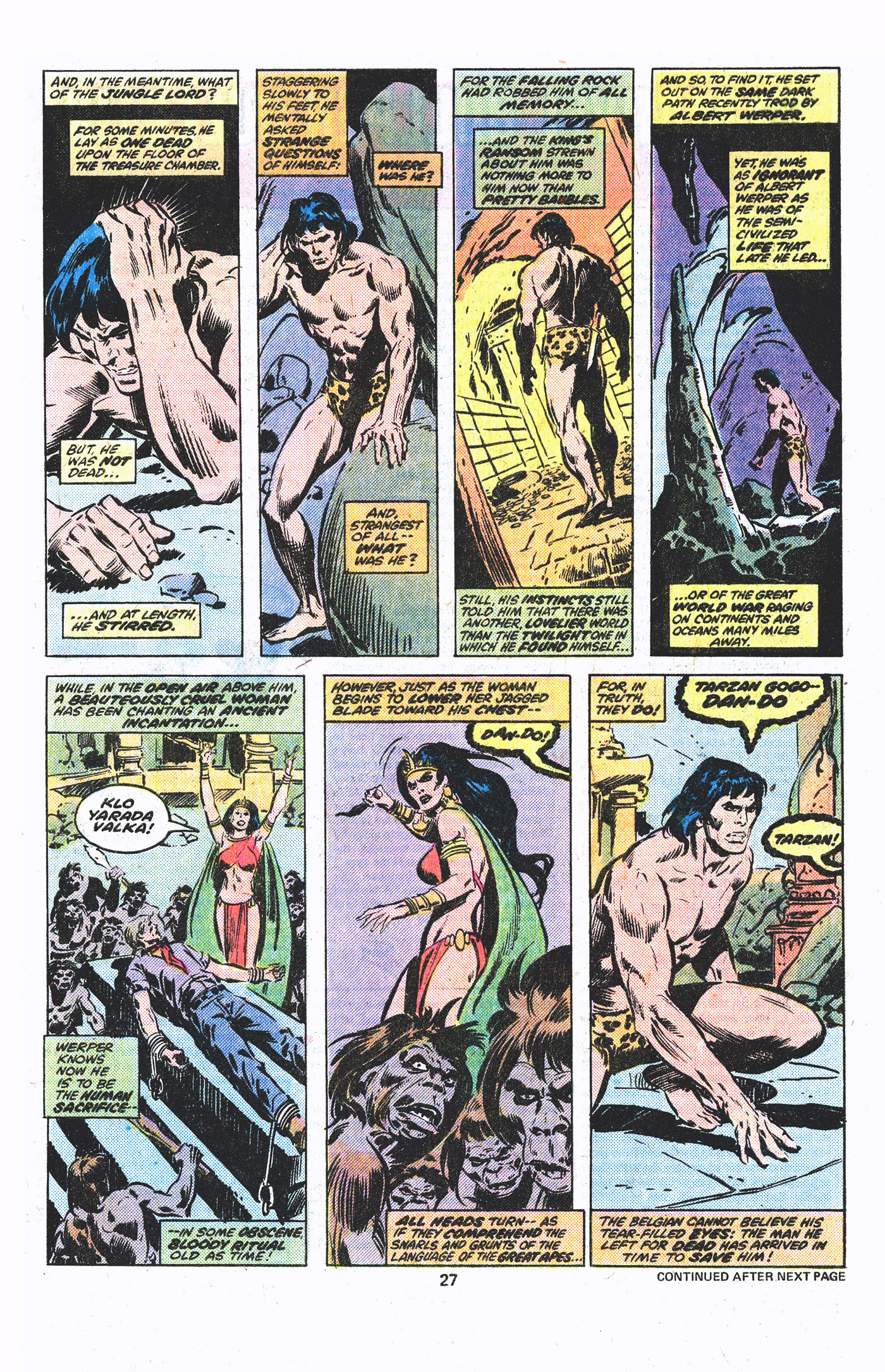 Read online Tarzan (1977) comic -  Issue #3 - 15