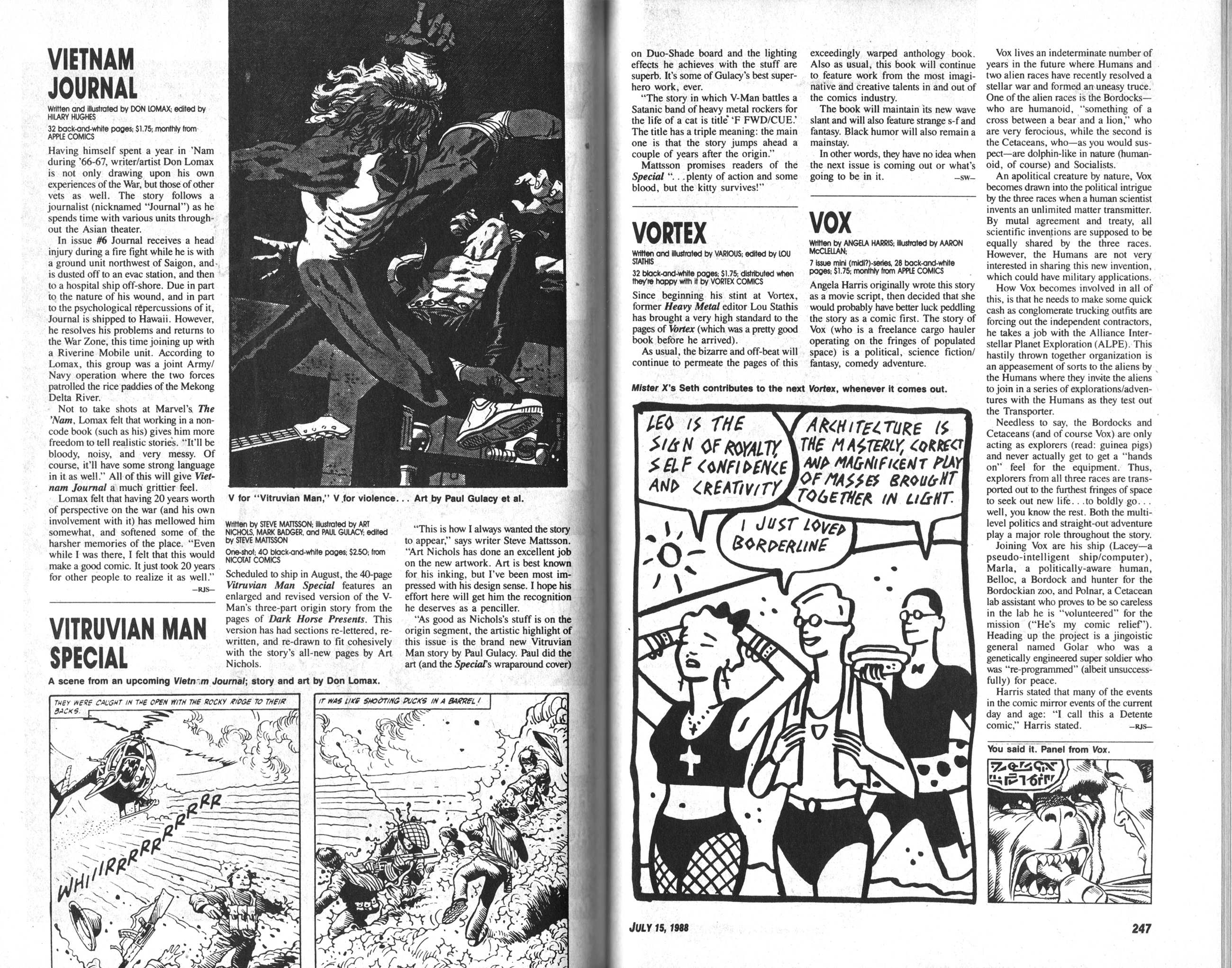 Read online Amazing Heroes comic -  Issue #145 - 125