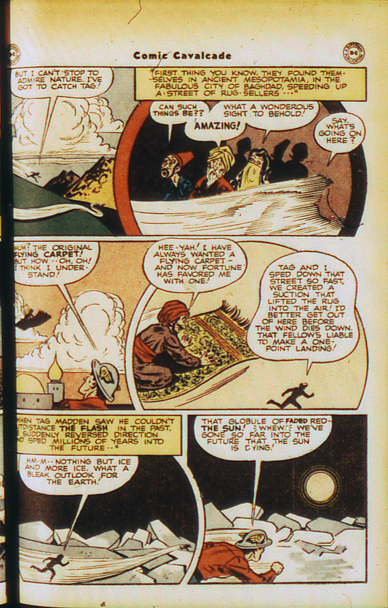 Read online Comic Cavalcade comic -  Issue #19 - 30