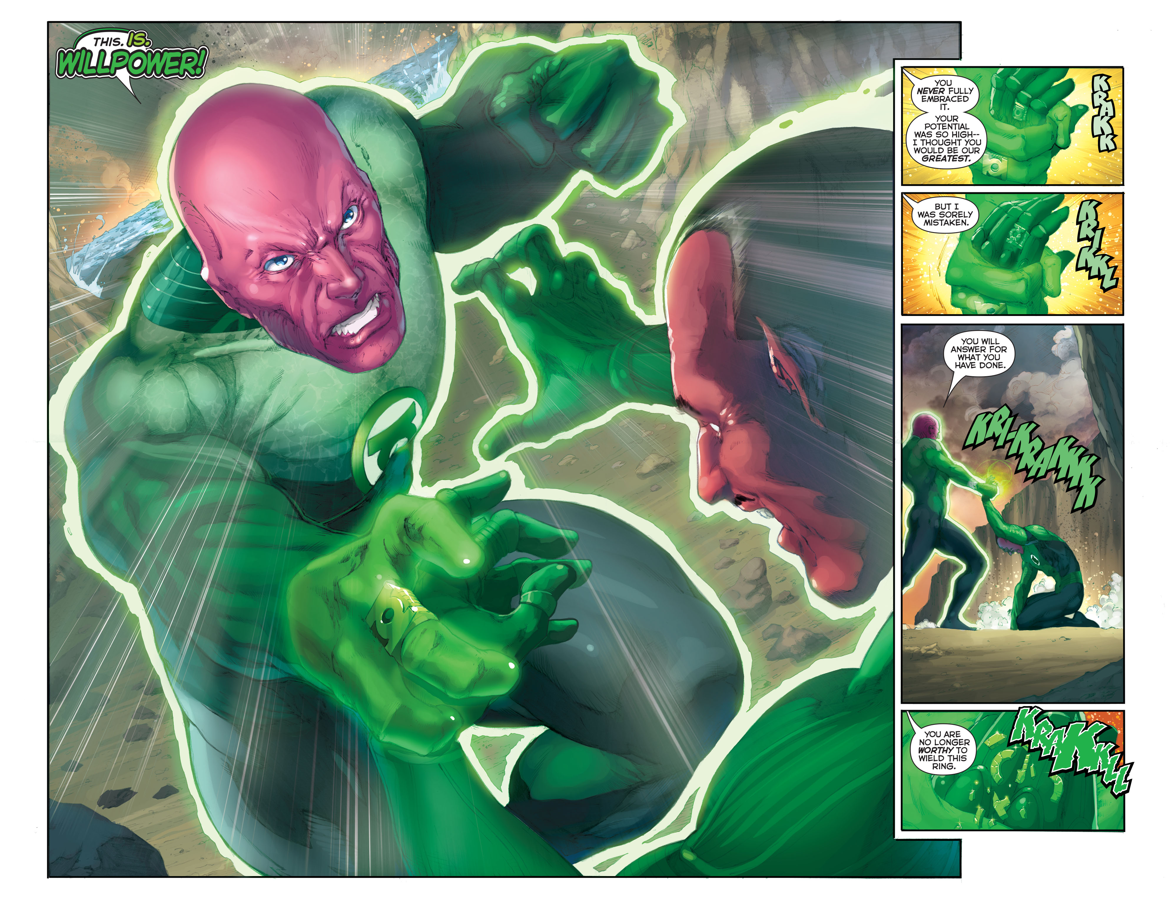 Read online Flashpoint: Abin Sur - The Green Lantern comic -  Issue #3 - 6