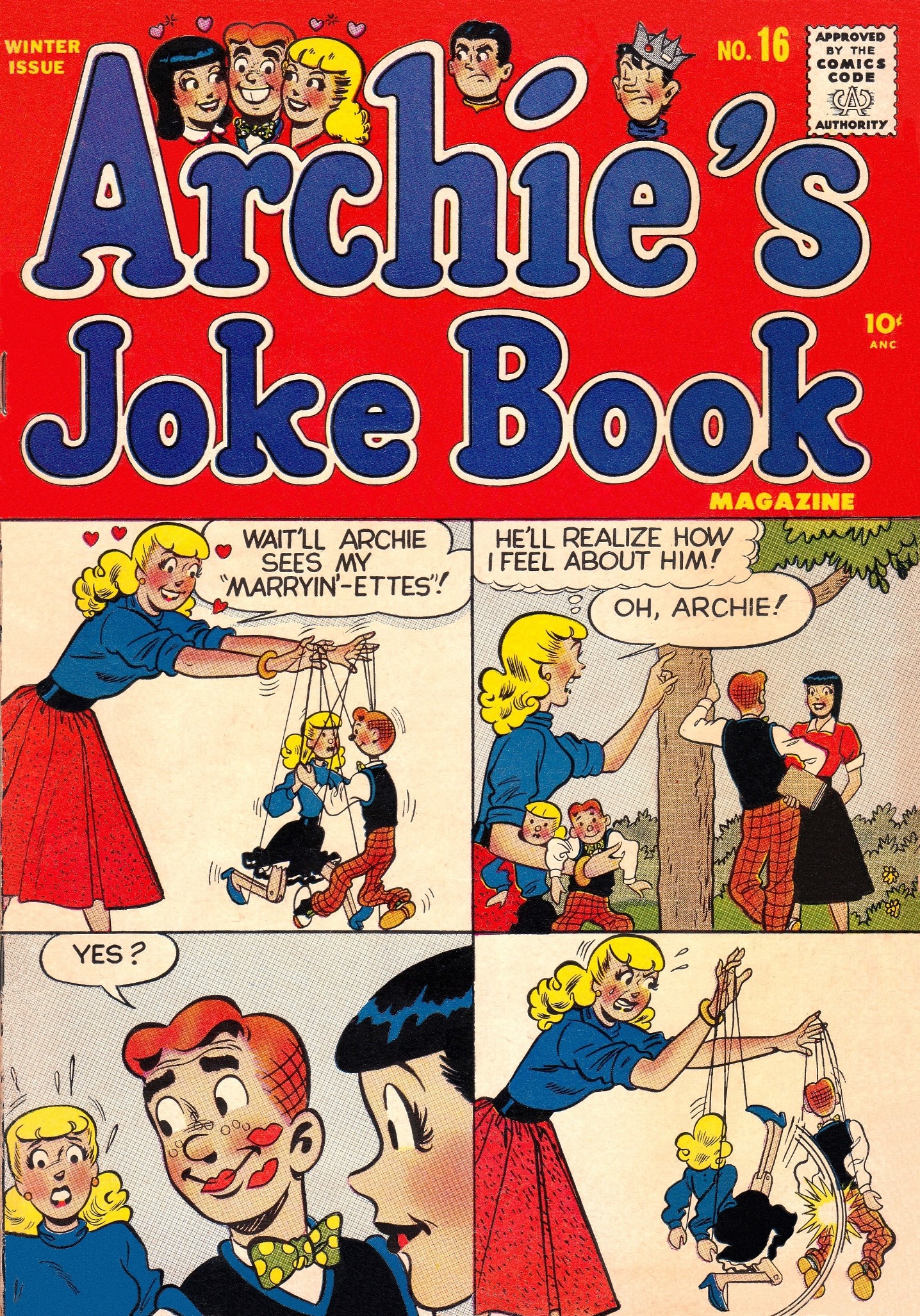 Read online Archie's Joke Book Magazine comic -  Issue #16 - 1