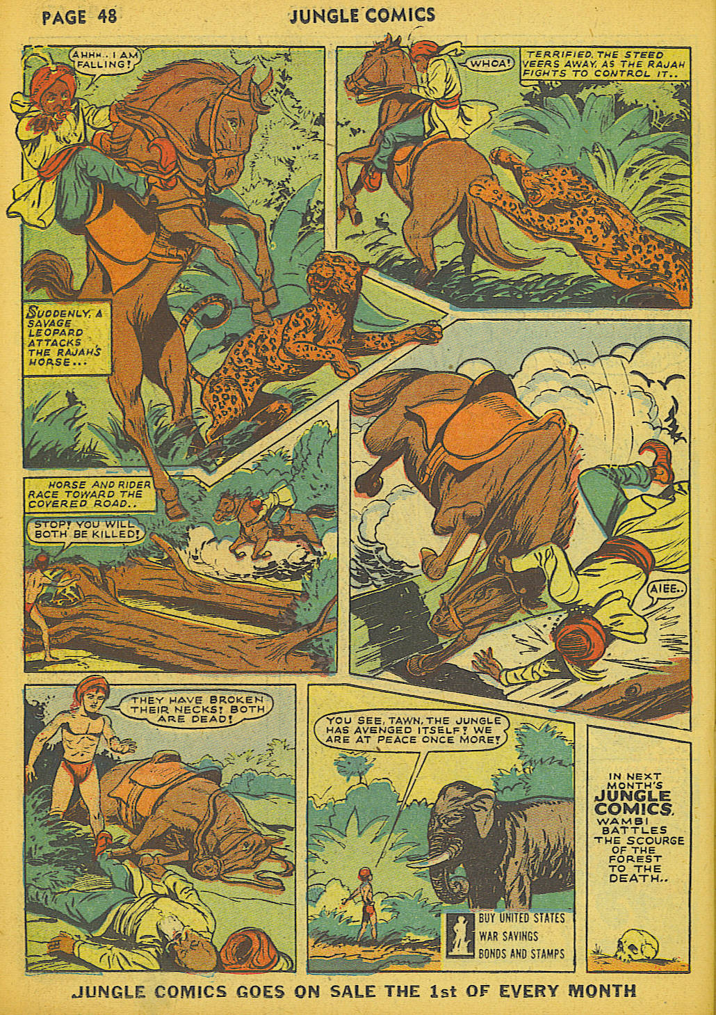 Read online Jungle Comics comic -  Issue #36 - 51