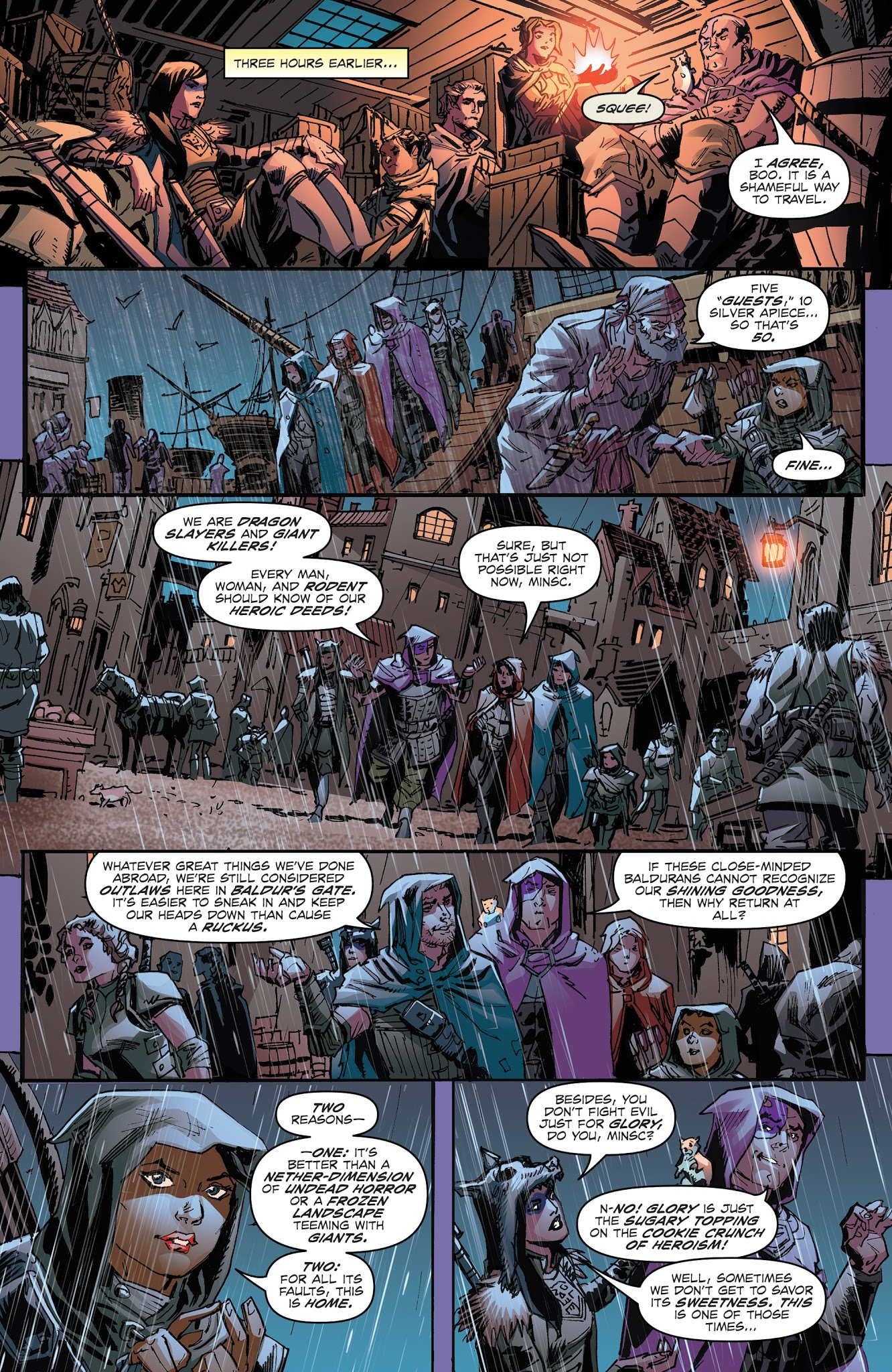 Read online Dungeons & Dragons: Evil At Baldur's Gate comic -  Issue #1 - 5