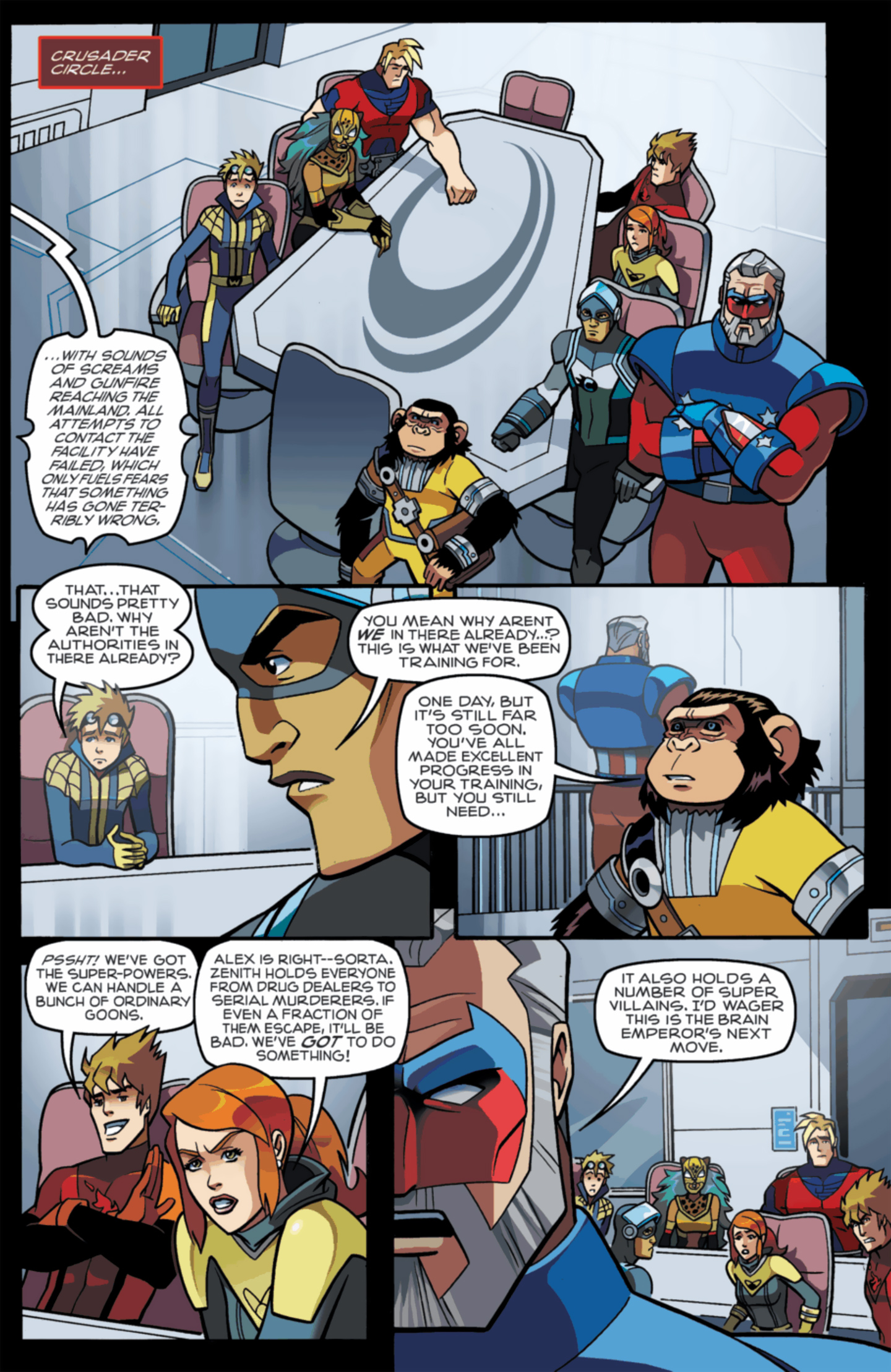 Read online New Crusaders: Rise Of The Heroes comic -  Issue #5 - Act I - 6