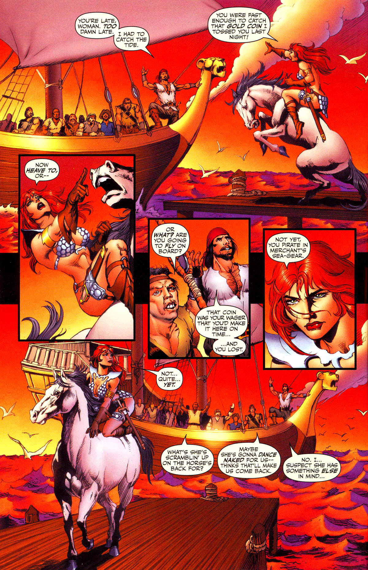 Read online Red Sonja: Monster Isle comic -  Issue # Full - 6