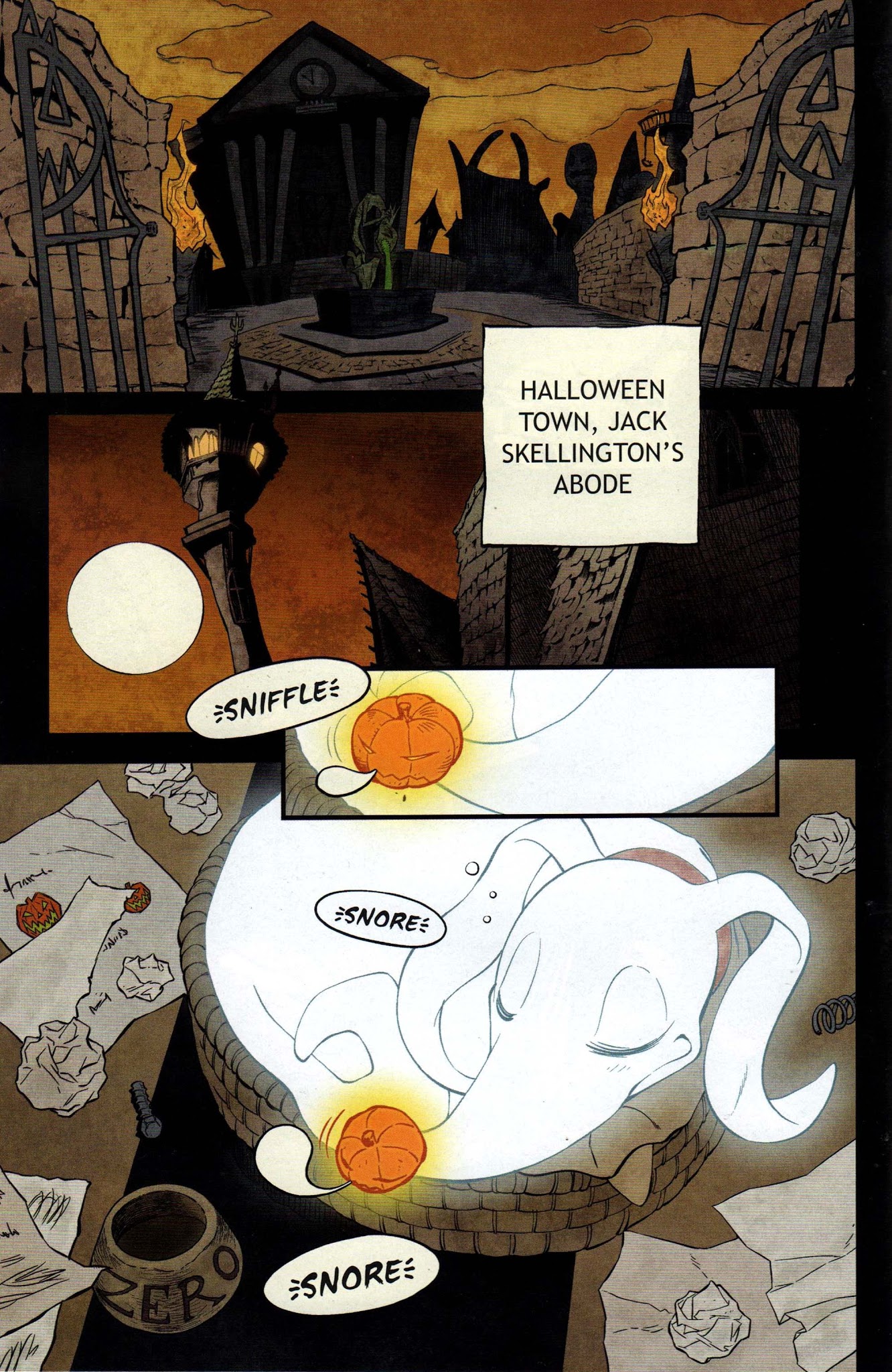 Read online Free Comic Book Day 2018 comic -  Issue # The Nightmare Before Christmas - 3A Zeros Journey - 3
