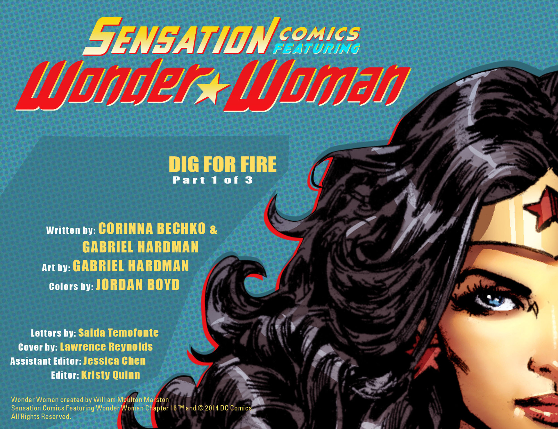 Read online Sensation Comics Featuring Wonder Woman comic -  Issue #16 - 2