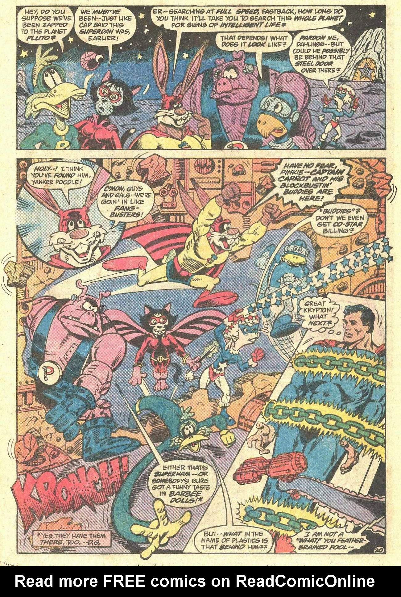 Read online Captain Carrot and His Amazing Zoo Crew! comic -  Issue #1 - 21