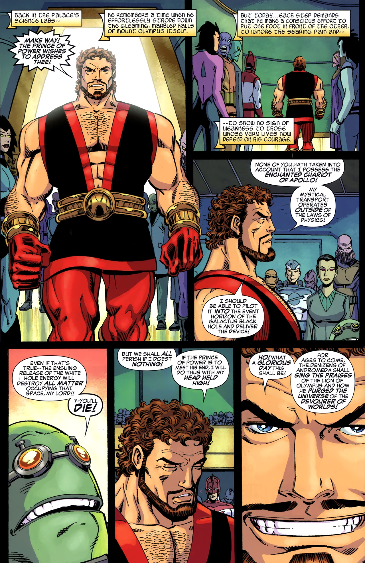Read online Hercules: Twilight of a God comic -  Issue #4 - 10