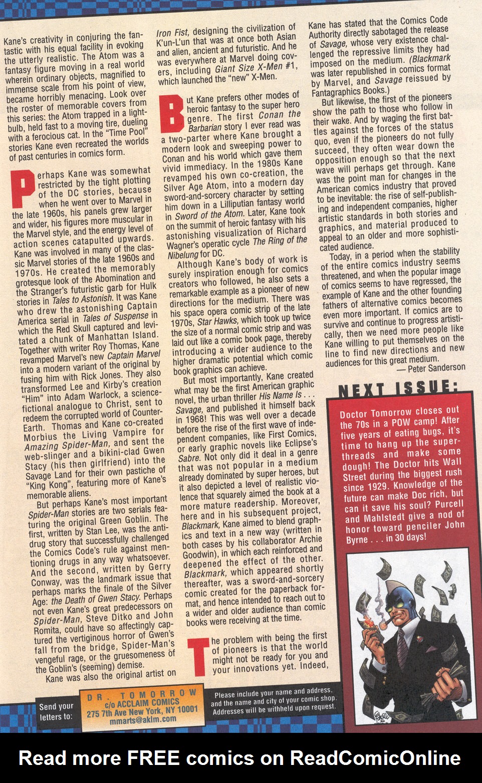 Read online Doctor Tomorrow comic -  Issue #8 - 24
