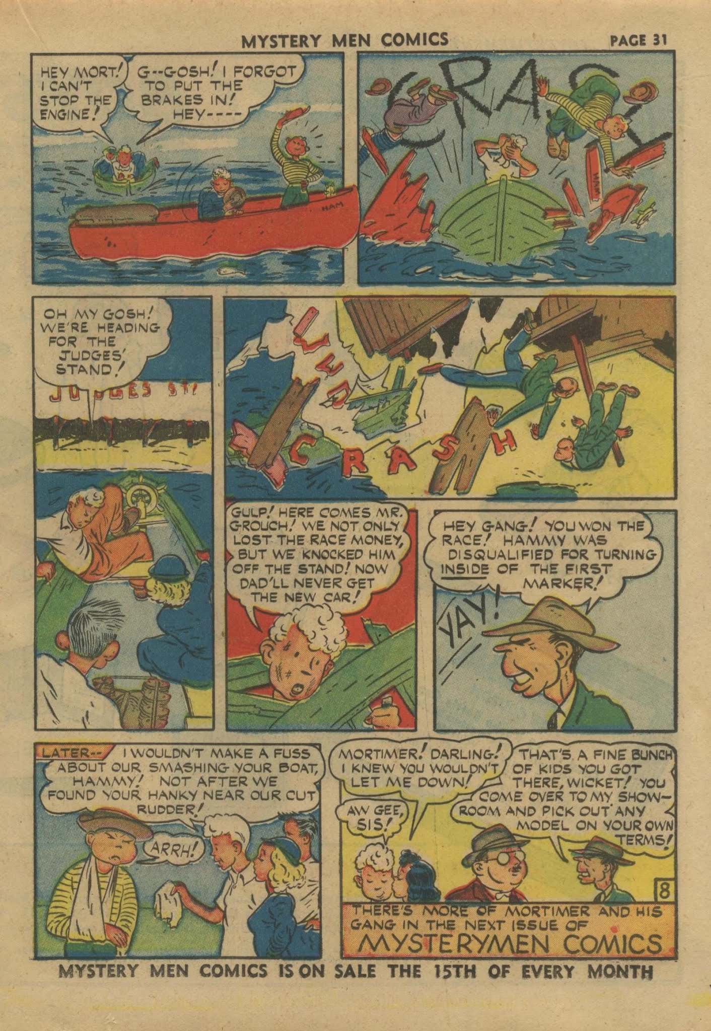 Read online Mystery Men Comics comic -  Issue #30 - 33