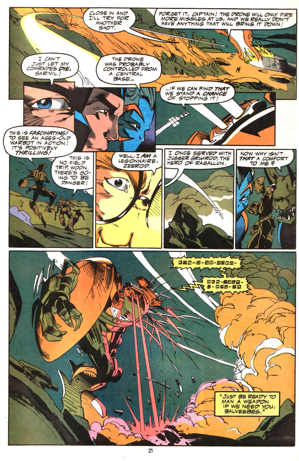 Read online Alien Legion (1987) comic -  Issue #14 - 23